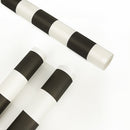 Modern Fashion Black & White Stripes Wallpaper Wall Mural-6