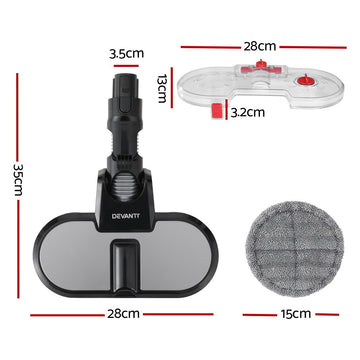 Devanti Stick Vacuum Cleaner Electric Mop Head - 0