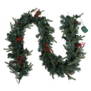 Jingle Jollys 2.4m Christmas Garland with LED Lights Decorations Xmas Party-1