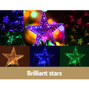 Jingle Jollys 2.4m Christmas Tree Optic Fibre LED Xmas tree Multi Colour-4