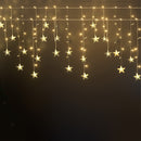 Jingle Jollys Solar Christmas Lights 80 LED 3M Icicle Light Star Decorations-1