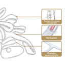 0.76M Christmas Lights 216 LED Bell Motif Light Decorations Jingle Jollys-4