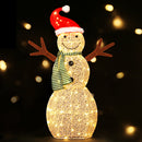 0.97M Christmas Lights Snowman 80 LED Decorations Jingle Jollys-7
