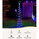 2.4M Christmas Tree LED Solar Motif Lights Jingle Jollys-3