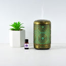 activiva 100ml Metal Essential Oil and Aroma Diffuser - Vintage Gold - RnR Galore