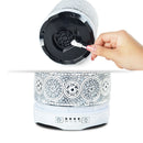 activiva 260ml Metal Essential Oil and Aroma Diffuser - Vintage White - RnR Galore