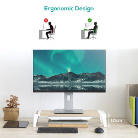 activiva Ergolife Monitor Stand Riser with Storage Drawer - RnR Galore