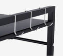 Adjustable Microwave Oven Storage Shelf Black - RnR Galore