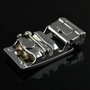 Adjustable Slide Luxury Leather Belt For Men's Automatic Buckle Ratchet Business Dress Belts (FB850101) - RnR Galore
