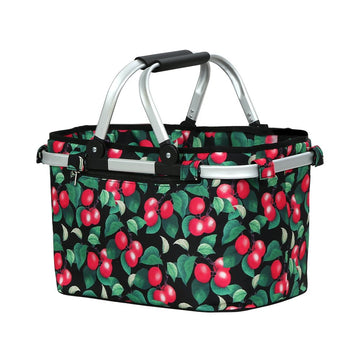 Alfresco Picnic Basket Folding Bag Hamper Food Storage Insulated - RnR Galore