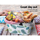 Alfresco Picnic Basket Folding Bag Hamper Insulated Food Storage - RnR Galore
