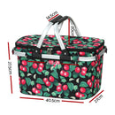 Alfresco Picnic Basket Folding Bag Hamper Insulated Storage Food Cover - RnR Galore