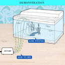 Aquarium Air Pump Oxygen Hydroponic 2 Outlet 180L/H 4W - RnR Galore