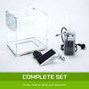 Aquarium Starfire Glass Fish Tank Set Filter Pump 16L - RnR Galore
