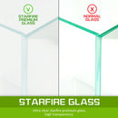 Aquarium Starfire Glass Fish Tank Set Filter Pump 16L - RnR Galore