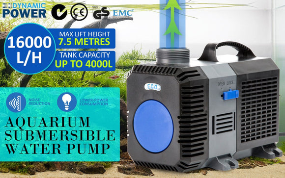 Aquarium Submersible Pond Water Pump 16000L/H - RnR Galore