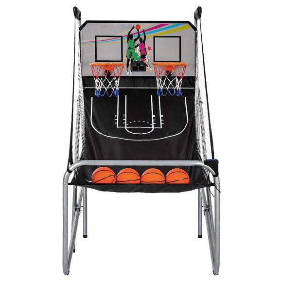 Arcade Basketball Game Hoop 8 Games Double Shot Electronic Score Sturdy frame - RnR Galore