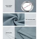 Artiss 2X 132x160cm Blockout Sheer Curtains Light Grey - RnR Galore