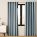 Artiss 2X Blockout Curtains Eyelet 300x230cm Grey - RnR Galore