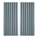 Artiss 2X Blockout Curtains Eyelet 300x230cm Grey - RnR Galore