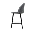 Artiss Bar Stools Kitchen Counter Barstools Sherpa Metal Chairs x2 - RnR Galore