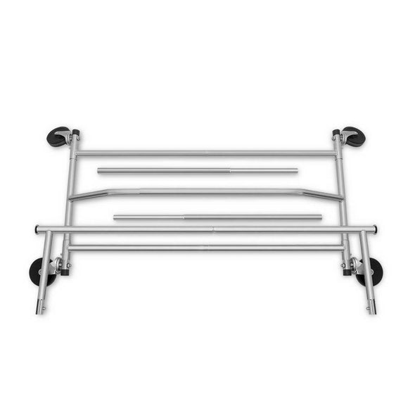 Artiss Clothes Rack Airer Rail Coat Stand Adjustable Hanger - RnR Galore
