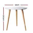 Artiss Coffee Table Round 50CM Callix - RnR Galore