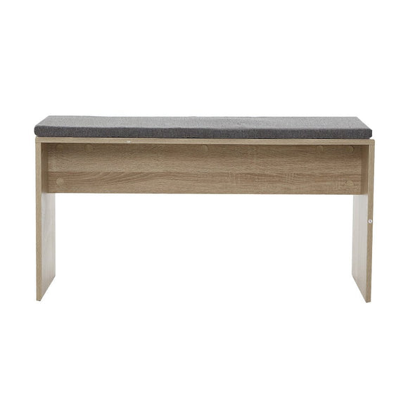 Artiss Dining Bench Upholstery Seat Wooden Chair Oak 90cm - RnR Galore
