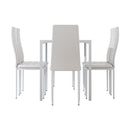 Artiss Dining Chairs and Table Dining Set 6 Chair Set Of 7 White - RnR Galore