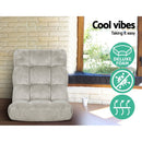 Artiss Lounge Sofa Bed Flannel Fabric Grey - RnR Galore