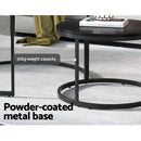 Artiss Nesting Coffee Table Set of 2 Marble Effect Tika - RnR Galore