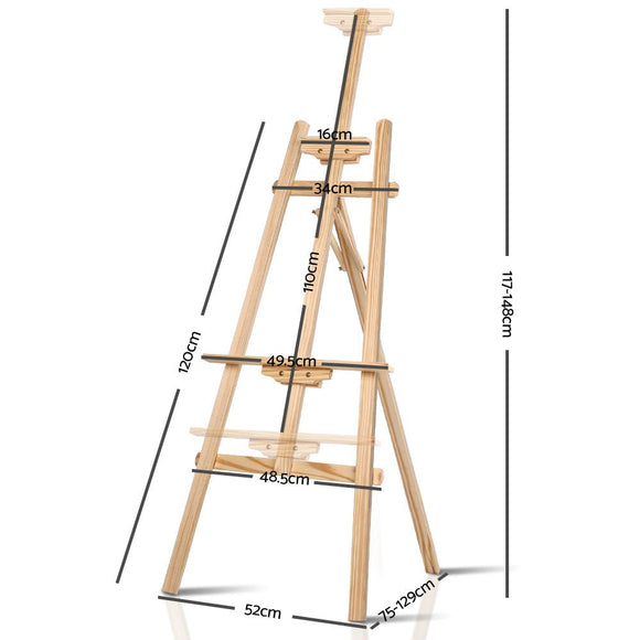 Artiss Painting Easel Pine Wood 147cm - RnR Galore