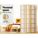 Artiss Room Divider Screen Privacy Wood Dividers Stand 3 Panel Nova Natural - RnR Galore