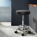Artiss Salon Stool Round Swivel Chair Black - RnR Galore