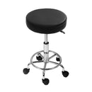 Artiss Salon Stool Round Swivel Chair Black - RnR Galore