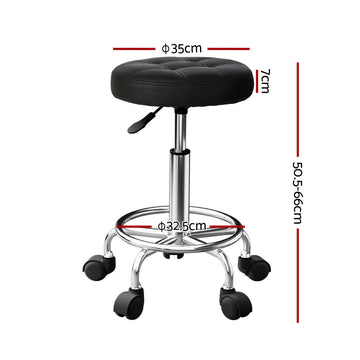 Artiss Salon Stool Round Swivel Chairs - RnR Galore