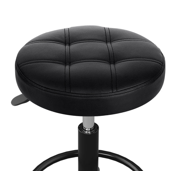 Artiss Salon Stool Round Swivel Chairs Black - RnR Galore