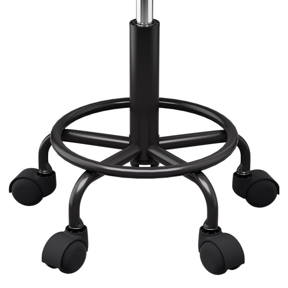 Artiss Salon Stool Round Swivel Chairs Black - RnR Galore