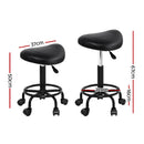 Artiss Salon Stool Saddle Swivel Chair - RnR Galore