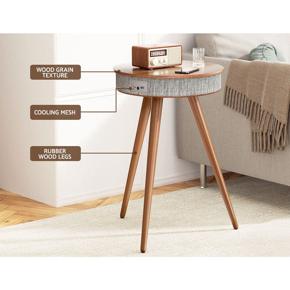 Artiss Smart Coffee Table Wireless Charging Bluetooth Speaker - RnR Galore