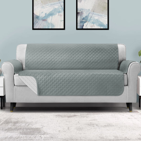 Artiss Sofa Cover Couch Covers 4 Seater 100% Water Resistant Grey - RnR Galore