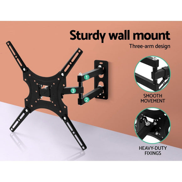 Artiss TV Wall Mount Bracket for 24" - 50" LED LCD TVs Full Motion Strong Arms - RnR Galore