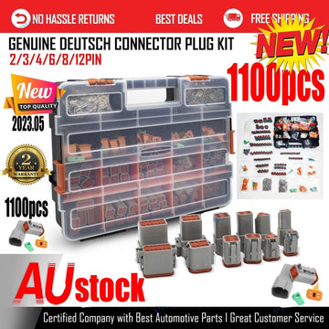 AU 1000 PCS Deutsch DT Connector Kit 14 - 16AWG Stamped Contacts 1100PCS UPGRADE - RnR Galore