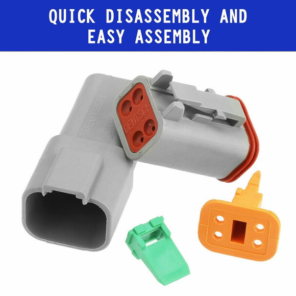 AU 1000 PCS Deutsch DT Connector Kit 14 - 16AWG Stamped Contacts 1100PCS UPGRADE - RnR Galore