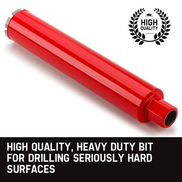 Baumr - AG Diamond Core Drill Bit 76mm Concrete Wet Dry Tile Stone Brick Marble 1 - 1/4 UNC - RnR Galore