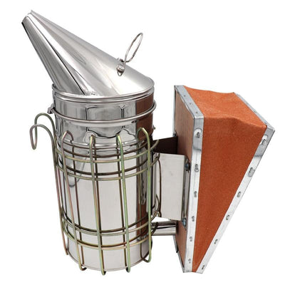 Beekeeping Smoker Stainless Steel Manual Bee Smoke Transmitter Apiculture Equipments Large - RnR Galore
