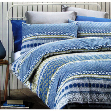 Belmondo Angelique Easy Care Quilt Cover Set Queen - RnR Galore