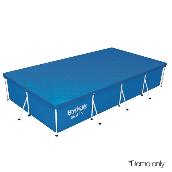 Bestway 58017 Pool Cover Fits 4x2.11m Above Ground Swimming Pool PE Blanket - RnR Galore