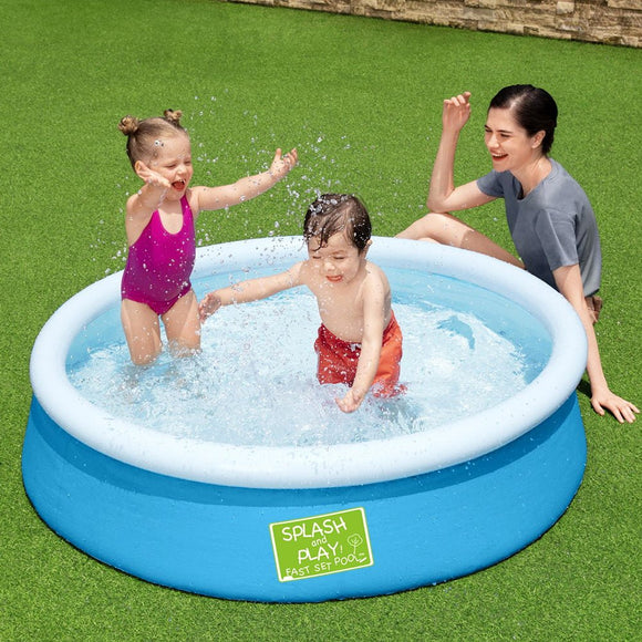 Bestway Kids Pool 152x38cm Round Inflatable Above Ground Swimming Pools 477L - RnR Galore