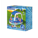 Bestway Kids Pool 213x155x132cm Inflatable Swimming w/ Canopy Play Pools 282L - RnR Galore